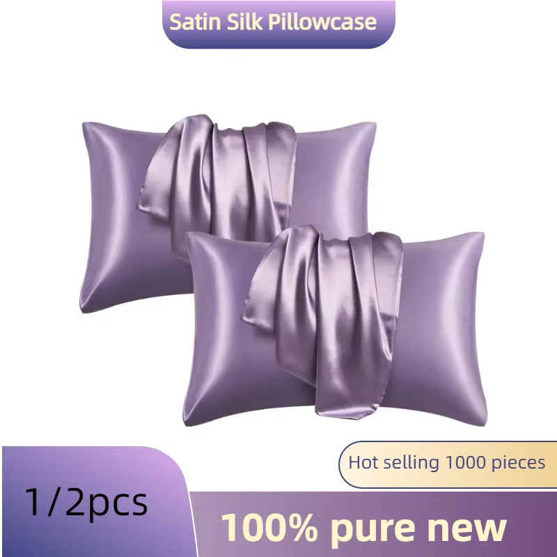 Satin Silk Pillowcase Hair Skin - Taie d'oreiller en satin de soie