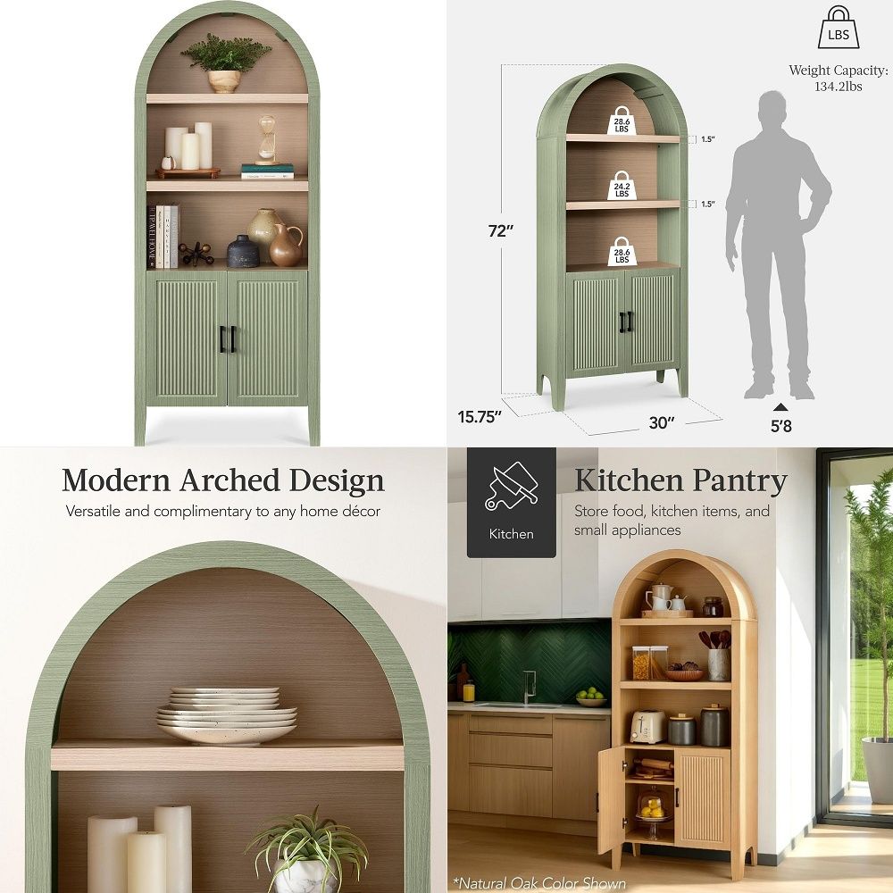 Storage & Organization - Armoire de cuisine haute et cintrée