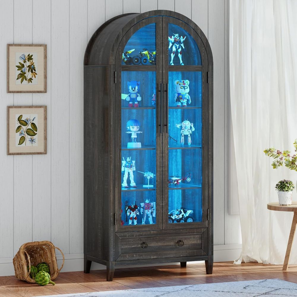 Lighting - Vitrine en verre cintrée 73 avec