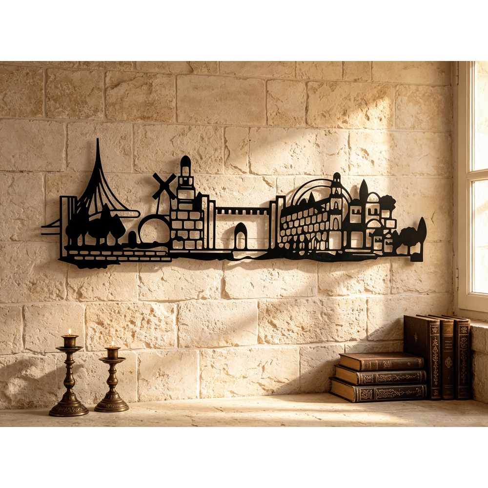 Home Decor - CIFBUY Décoration murale en métal, silhouette