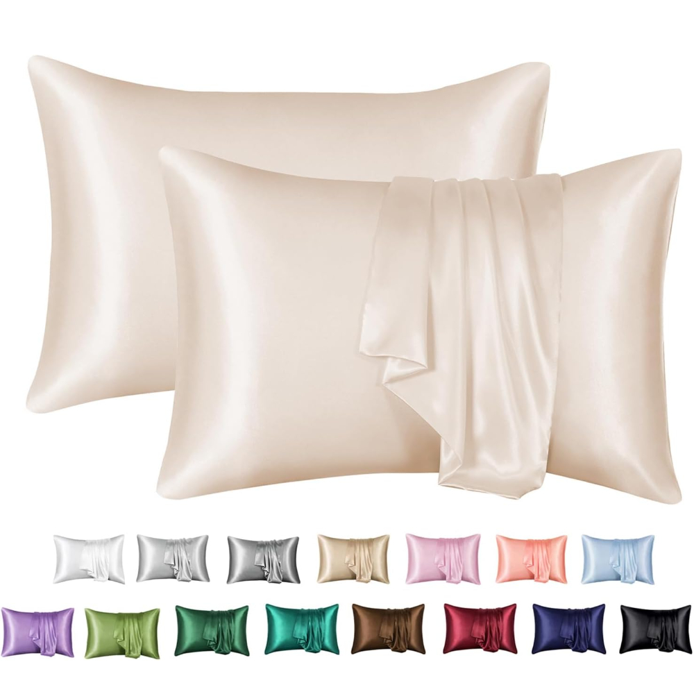 Satin Silk Pillowcase Hair Skin - Taies d'oreiller en satin avec fermeture