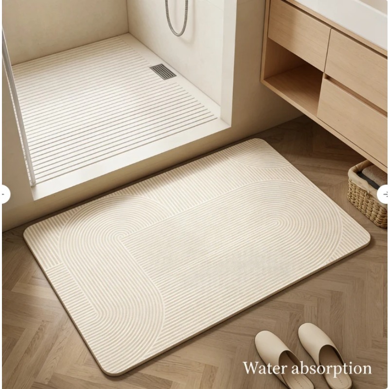 Quick Dry Diatomite Bath Mat - Tapis de sol de salle de