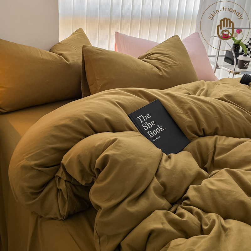 Duvet Cover Sets With Zipper - Parure de lit confortable 3 pièces,