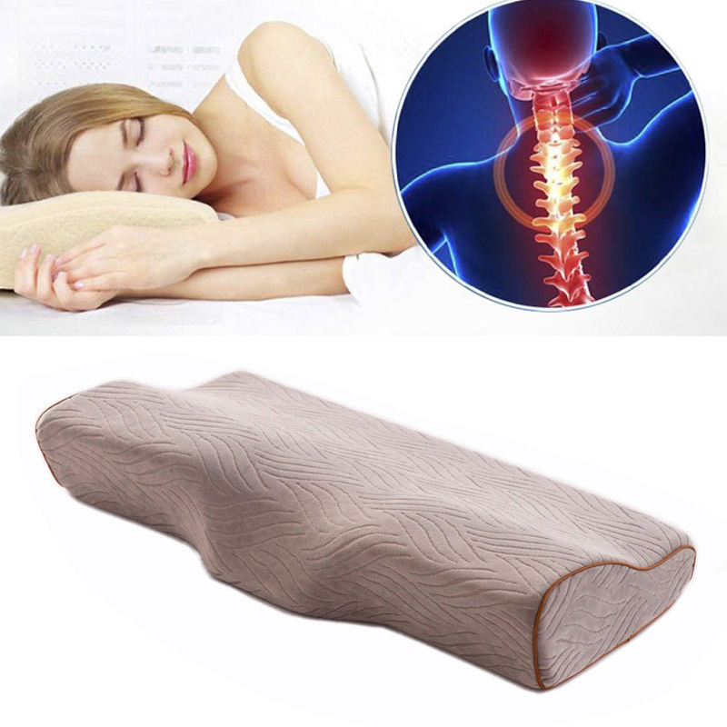 Memory Foam Orthopedic Pillow Neck Pain - Oreiller de massage orthopédique 4WD 50x30cm,