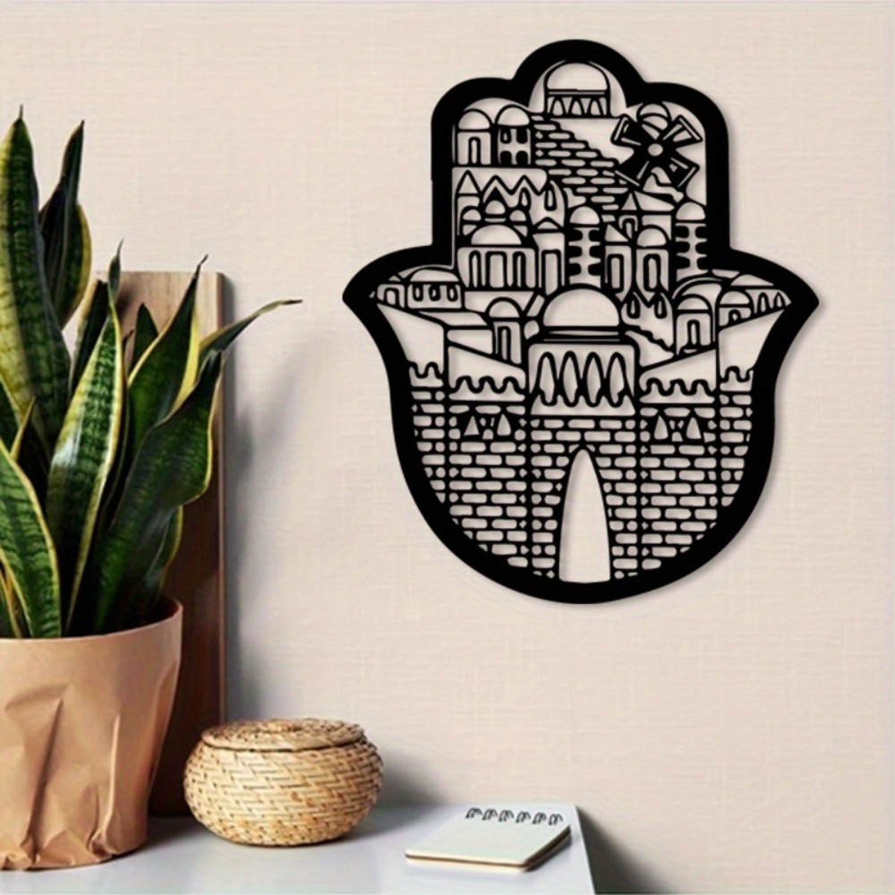 Home Decor - CIFBUY Art mural en fer, architecture