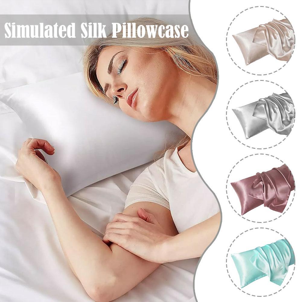 Satin Silk Pillowcase Hair Skin - Taie d'oreiller en Satin de luxe