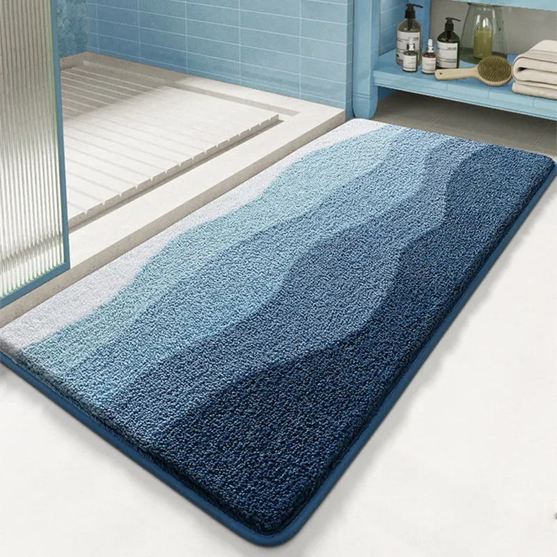 Quick Dry Diatomite Bath Mat - Tapis de bain de luxe européen,