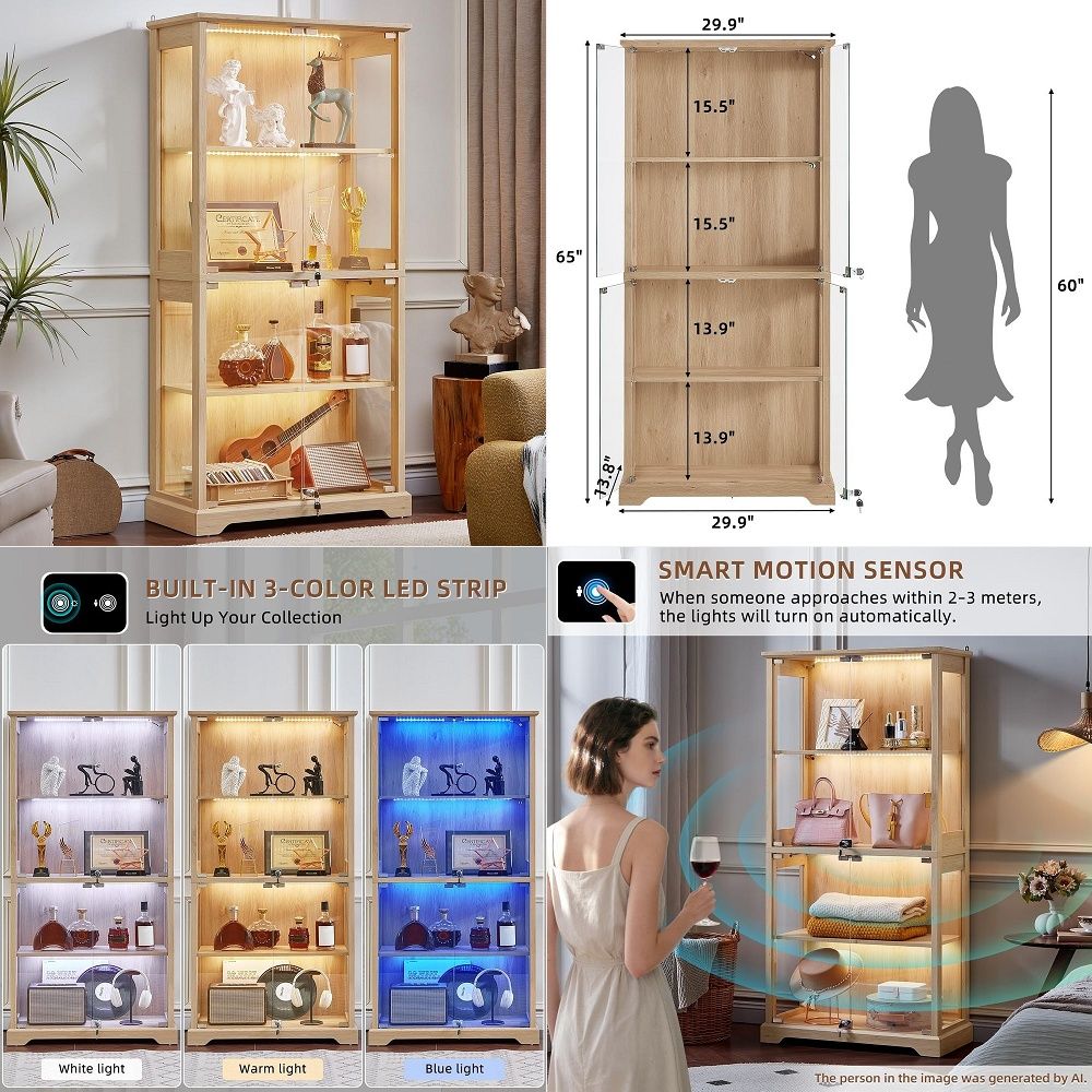 Lighting - Vitrine en verre style farmhouse avec