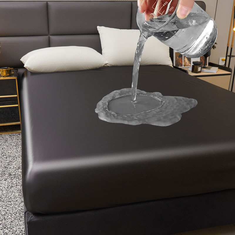 Fitted Bed Sheets Deep Pocket - Protecteur de matelas imperméable 100% Premium,