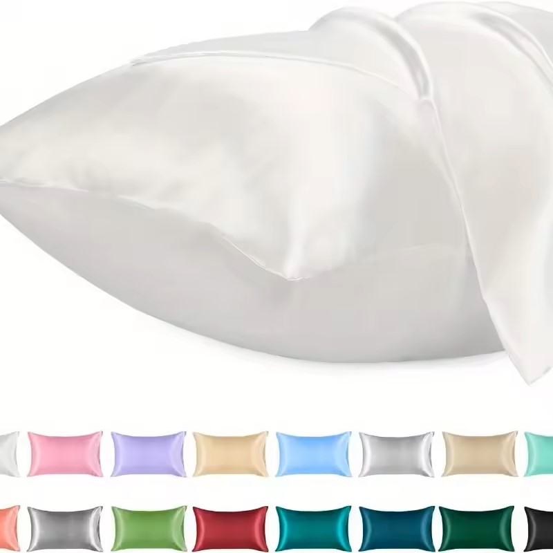 Satin Silk Pillowcase Hair Skin - 1 taie d'oreiller en satin pour
