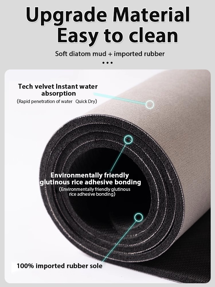Tapis de bain en Diatomite géo - Quick Dry Diatomite Bath Mat avis et prix