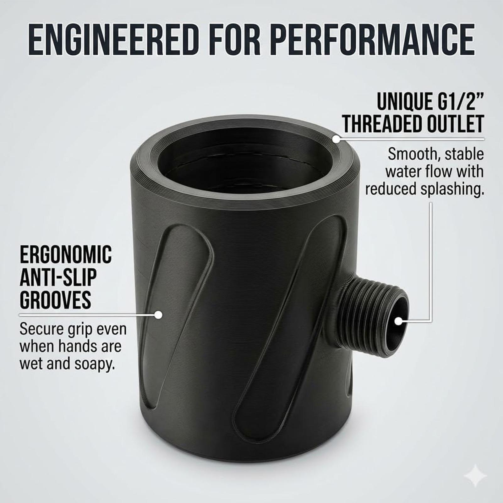 Pommeau de douche nettoyant à  - High Pressure Shower Head Handheld avis et prix