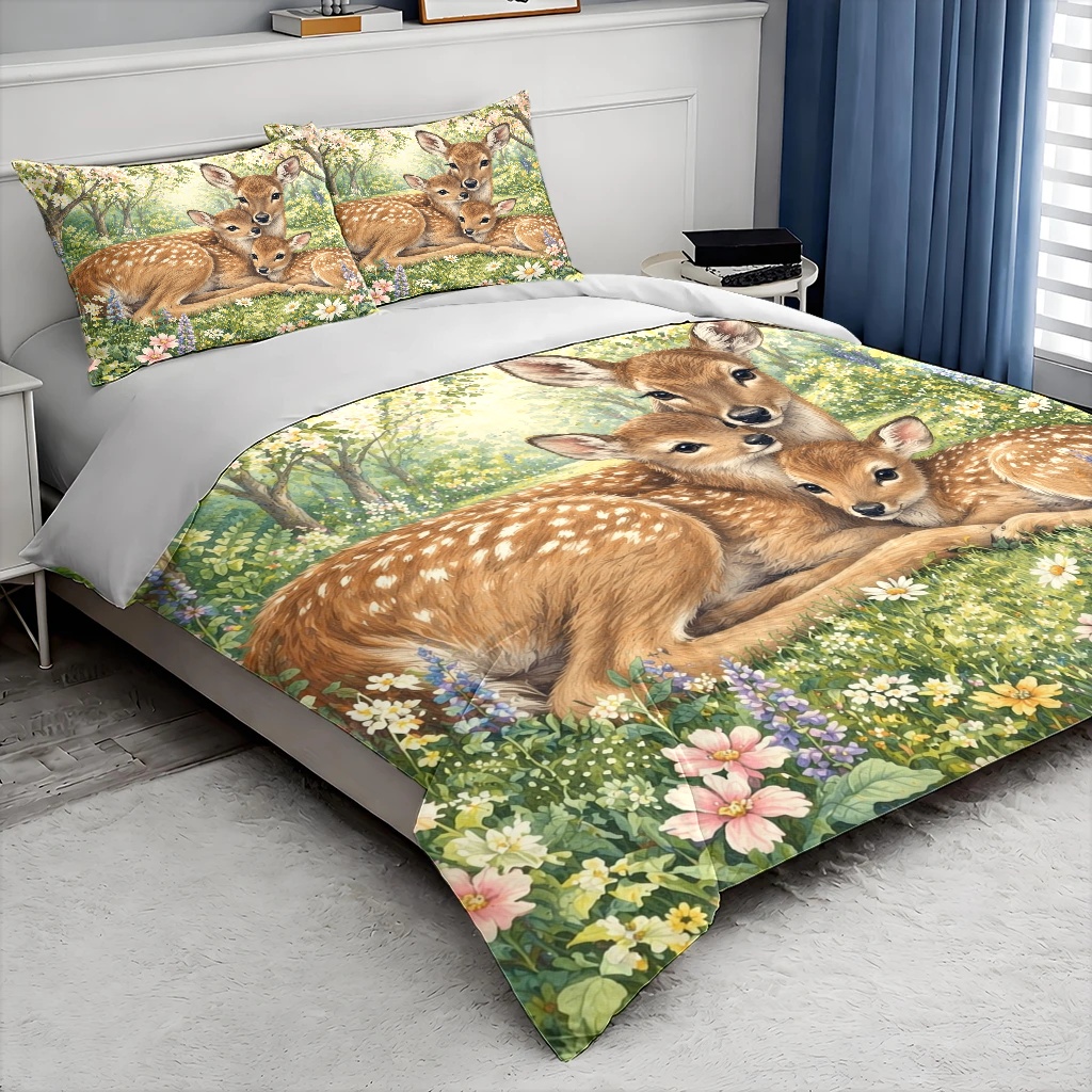 Parure de lit 3 pièces imprimé - Duvet Cover Sets With Zipper avis et prix
