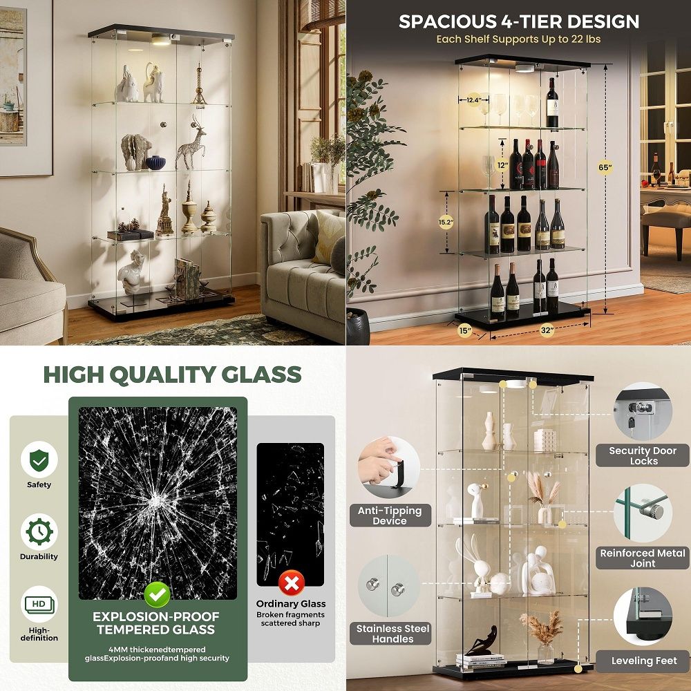 Vitrine avec éclairage LED et  - Lighting avis et prix