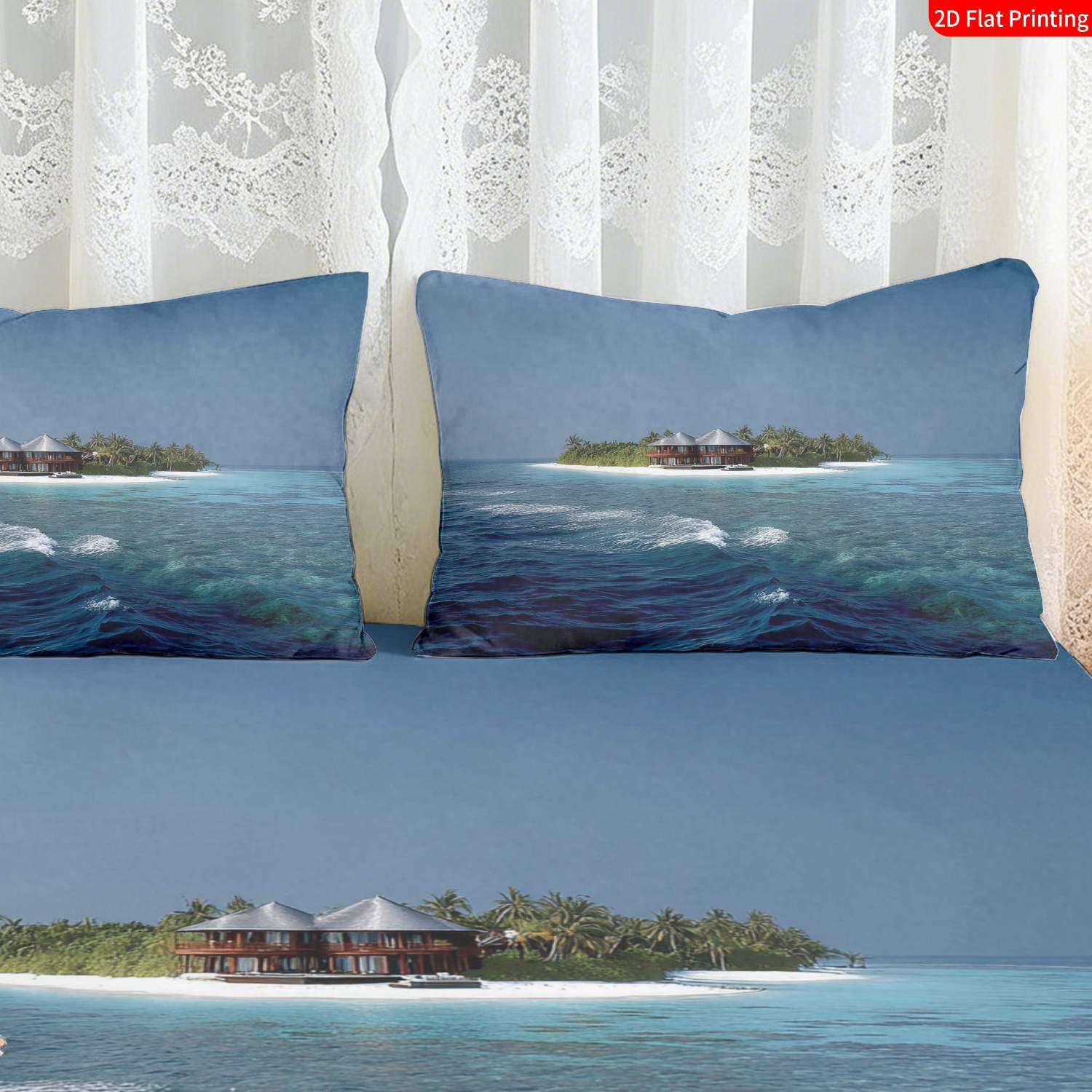 Parure de lit île tropicale, i - Fitted Bed Sheets Deep Pocket avis et prix