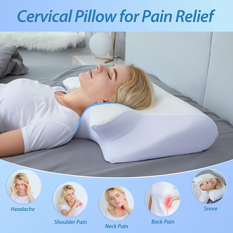 Nouvel Oreiller Cervical en Mo - Anti Snore Contour Pillow avis et prix