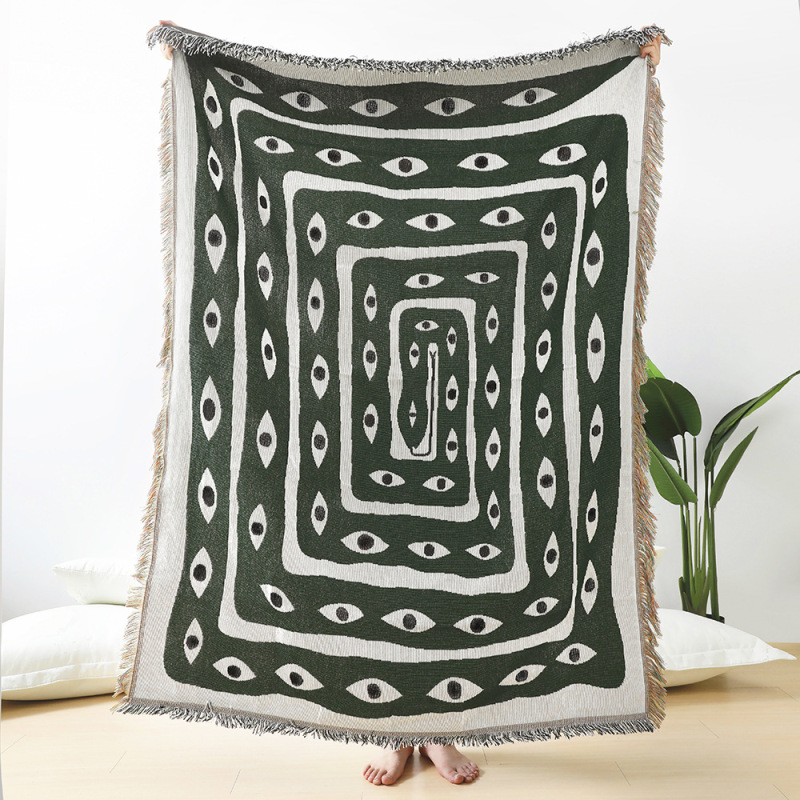 Couverture en Textile City Ins - Boho Throw Blanket Fringe avis et prix