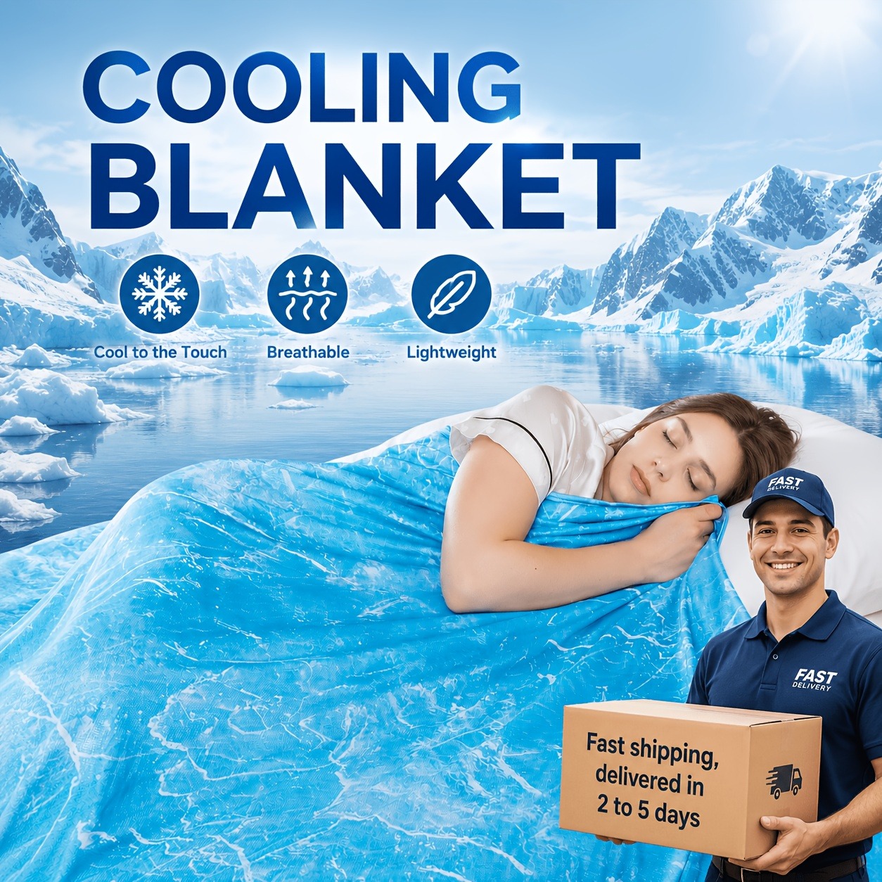 Couverture Rafraîchissante Dou - Cooling Blanket Hot Sleepers avis et prix