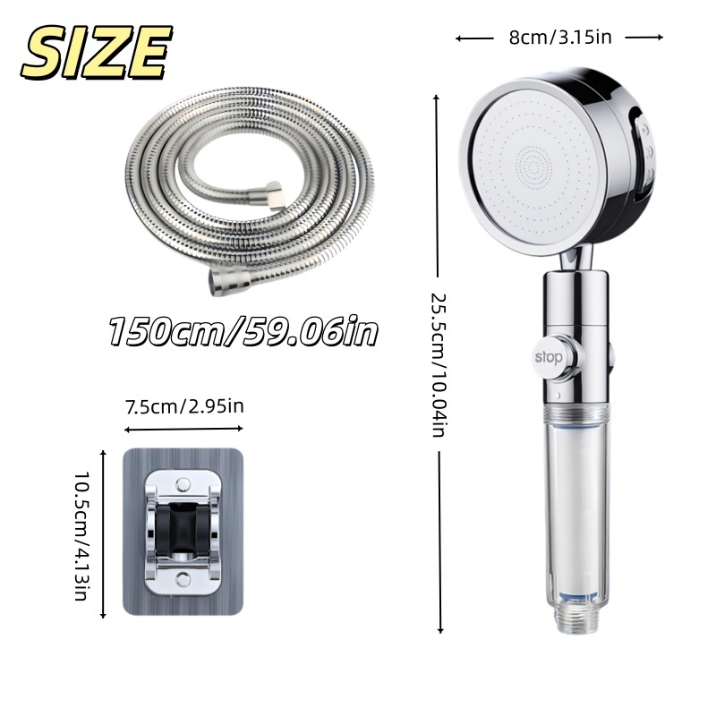 Douche à main haute pression à - High Pressure Shower Head Handheld avis et prix