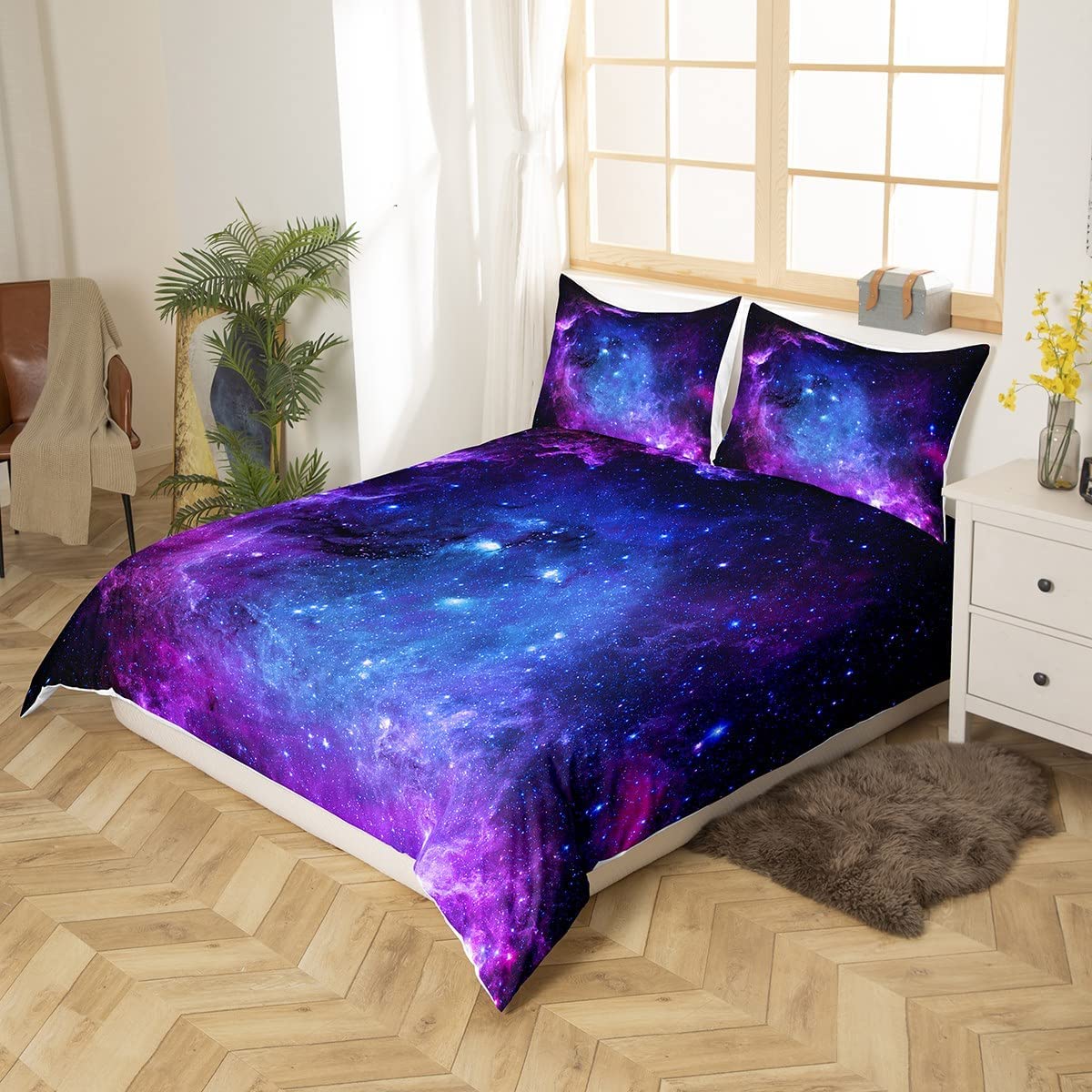 Housse de couette galaxie pour - Duvet Cover Sets With Zipper avis et prix