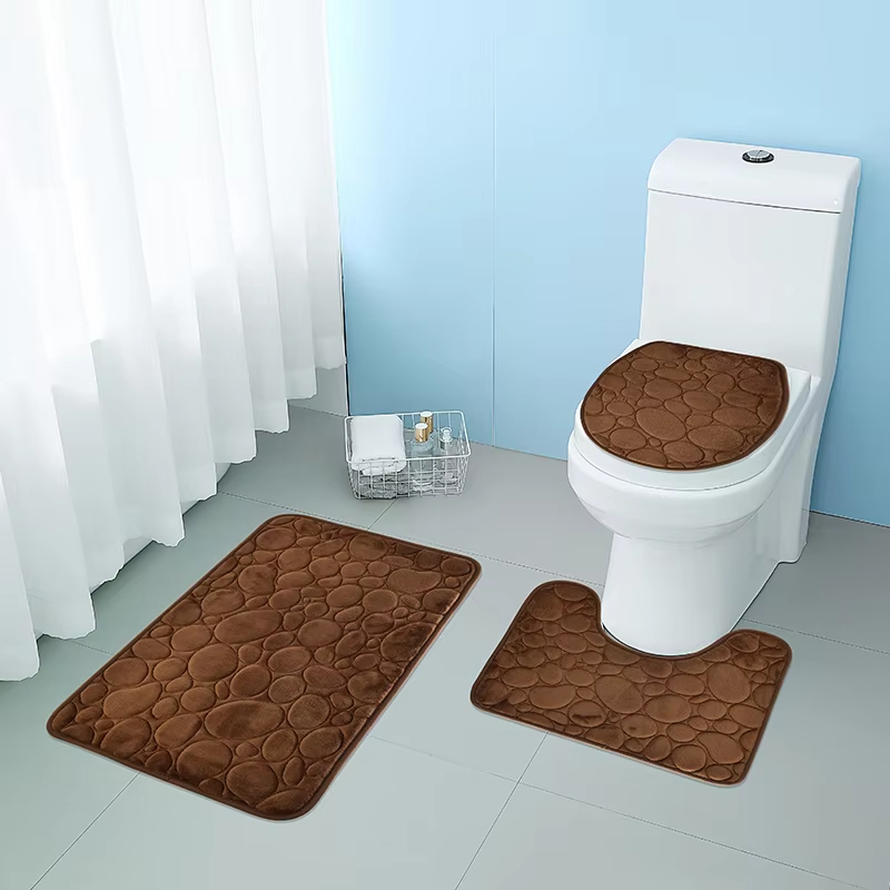 3 pièces/ensemble tapis de bai - Quick Dry Diatomite Bath Mat avis et prix