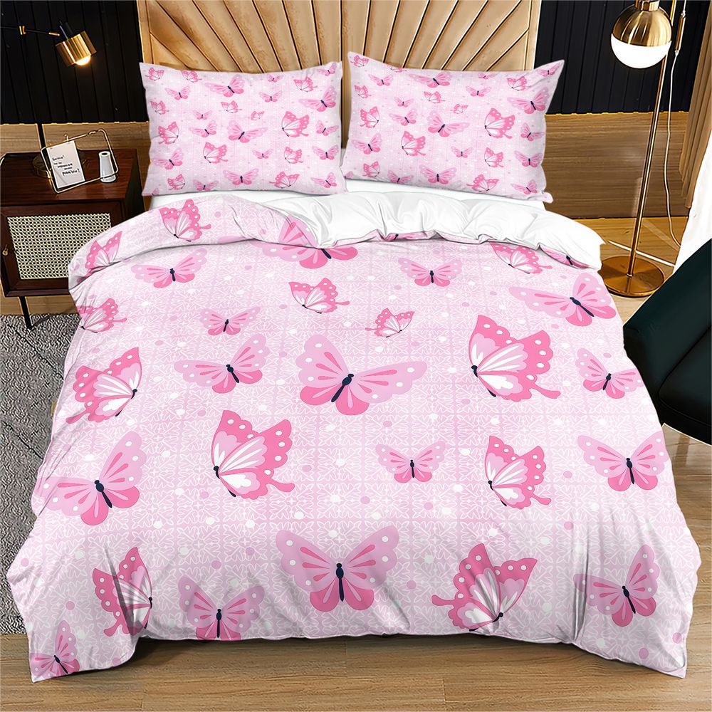 Parure de lit papillon esthéti - Aesthetic Floral Duvet Cover avis et prix