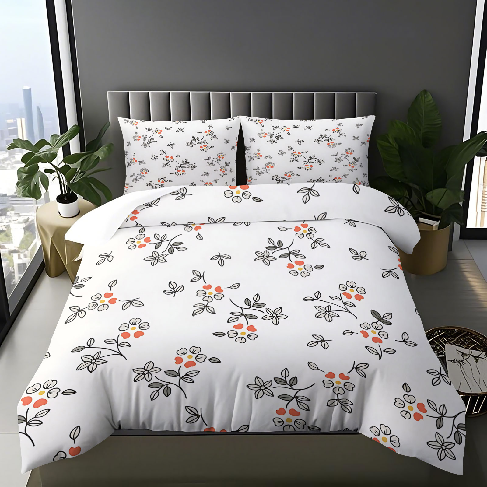 Parure de lit 2/3 pièces minim - Aesthetic Floral Duvet Cover avis et prix