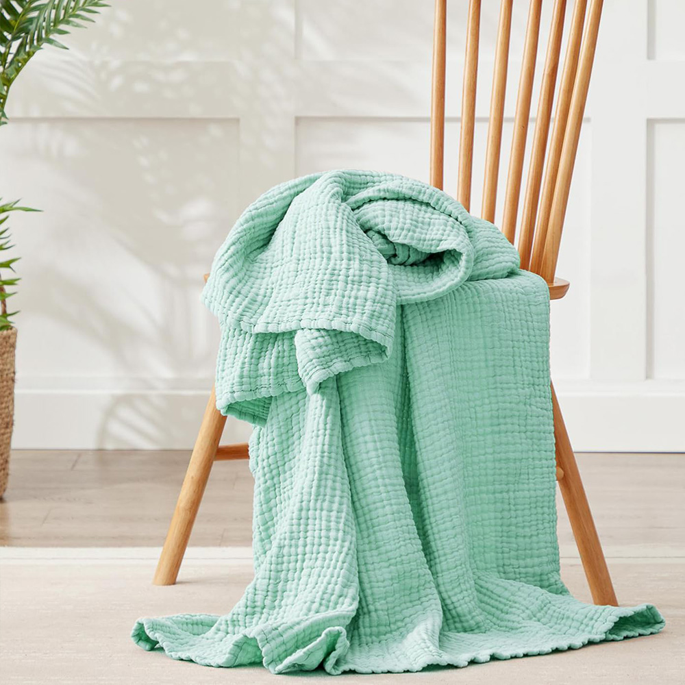 Couverture en mousseline de co - Muslin Cotton Bedspread avis et prix