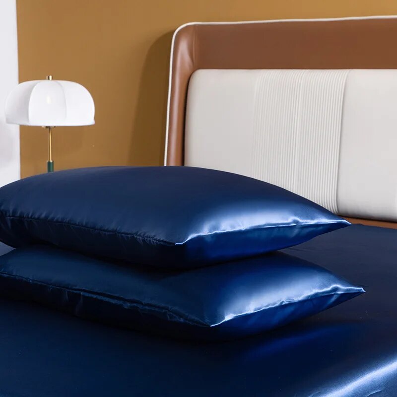 Ensemble de taies d'oreiller e - Satin Silk Pillowcase Hair Skin avis et prix