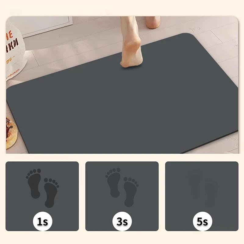 Tapis de bain en diatomite, ta - Quick Dry Diatomite Bath Mat avis et prix