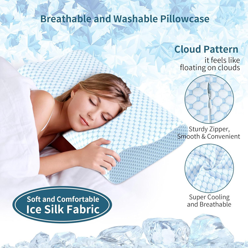 Oreiller orthopédique à rebond - Anti Snore Contour Pillow avis et prix