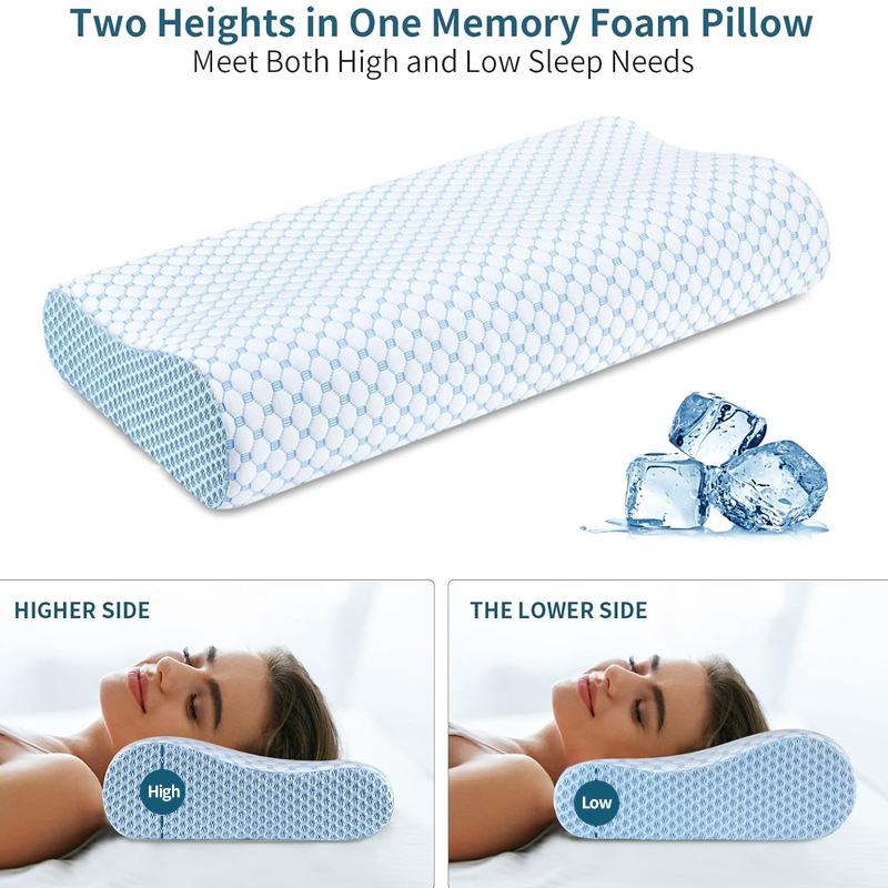 Oreiller orthopédique à rebond - Anti Snore Contour Pillow avis et prix
