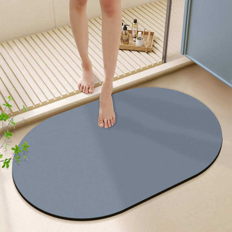 Tapis de bain ovale irrégulier - Quick Dry Diatomite Bath Mat avis et prix