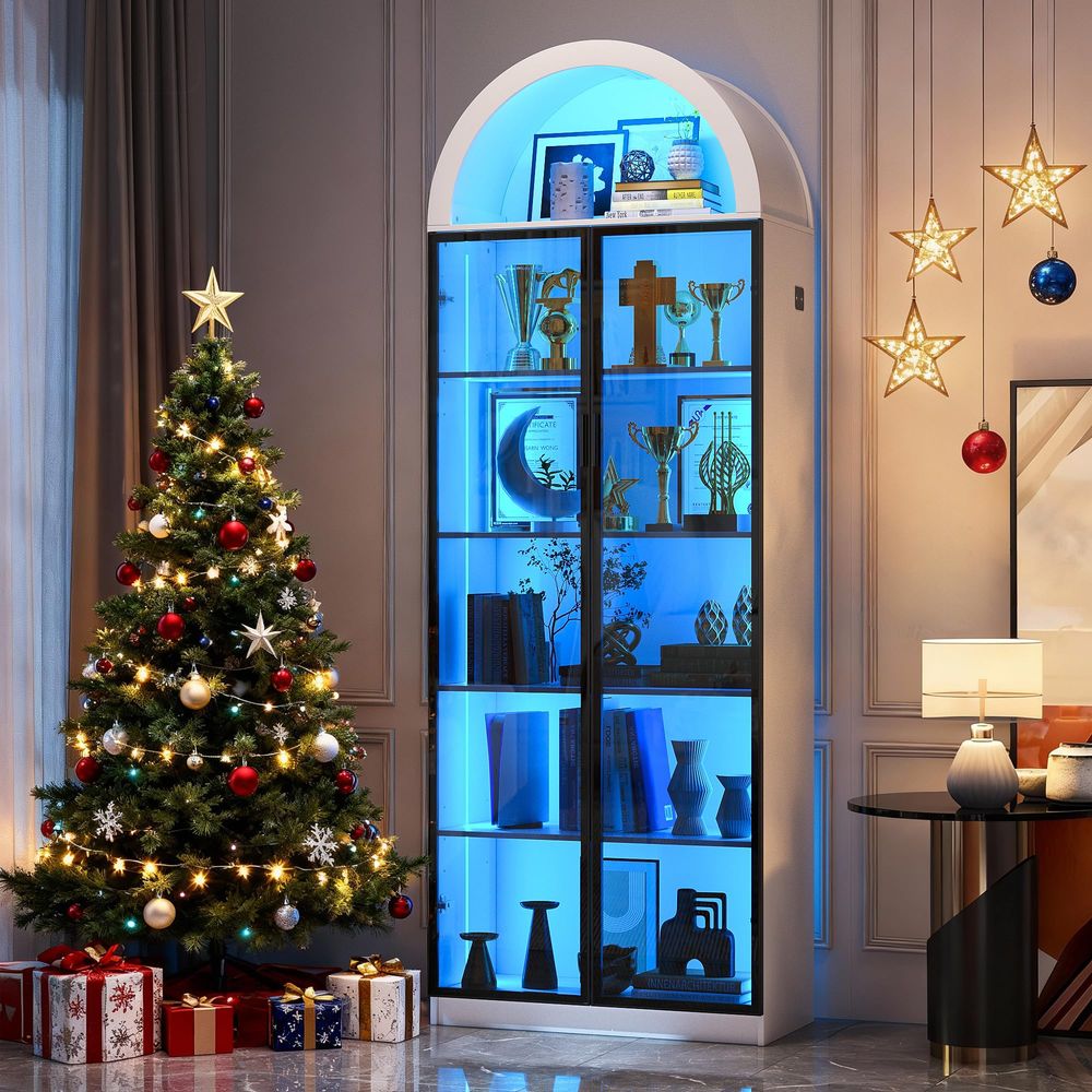 Vitrine avec portes et étagère - Storage & Organization avis et prix