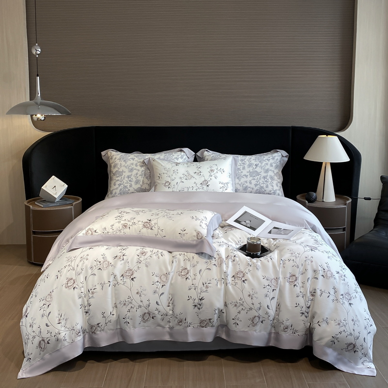 Ensemble de literie de luxe à  - Aesthetic Floral Duvet Cover avis et prix