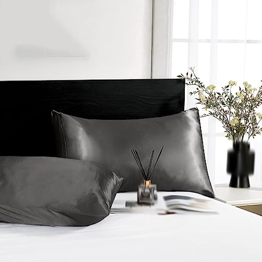 Lot de 2 taies d'oreiller en s - Satin Silk Pillowcase Hair Skin avis et prix