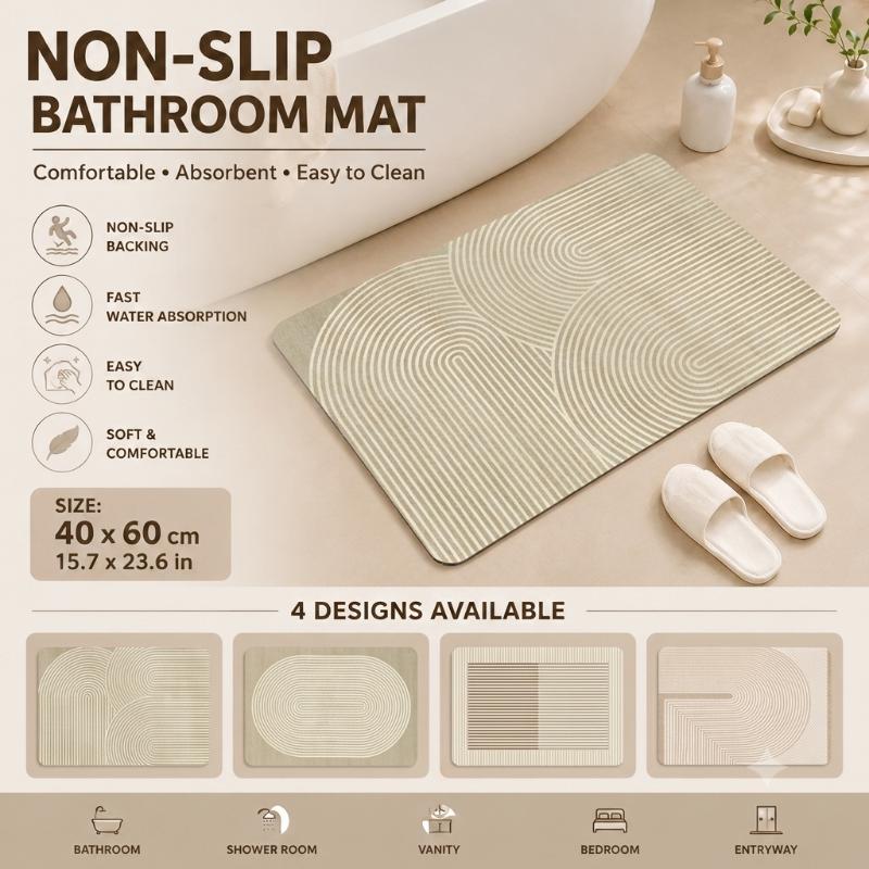 Tapis de bain en diatomite à s - Quick Dry Diatomite Bath Mat avis et prix