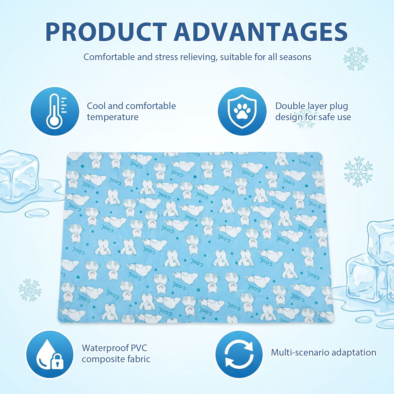 Tapis rafraîchissant pour chie - Cooling Blanket Hot Sleepers avis et prix