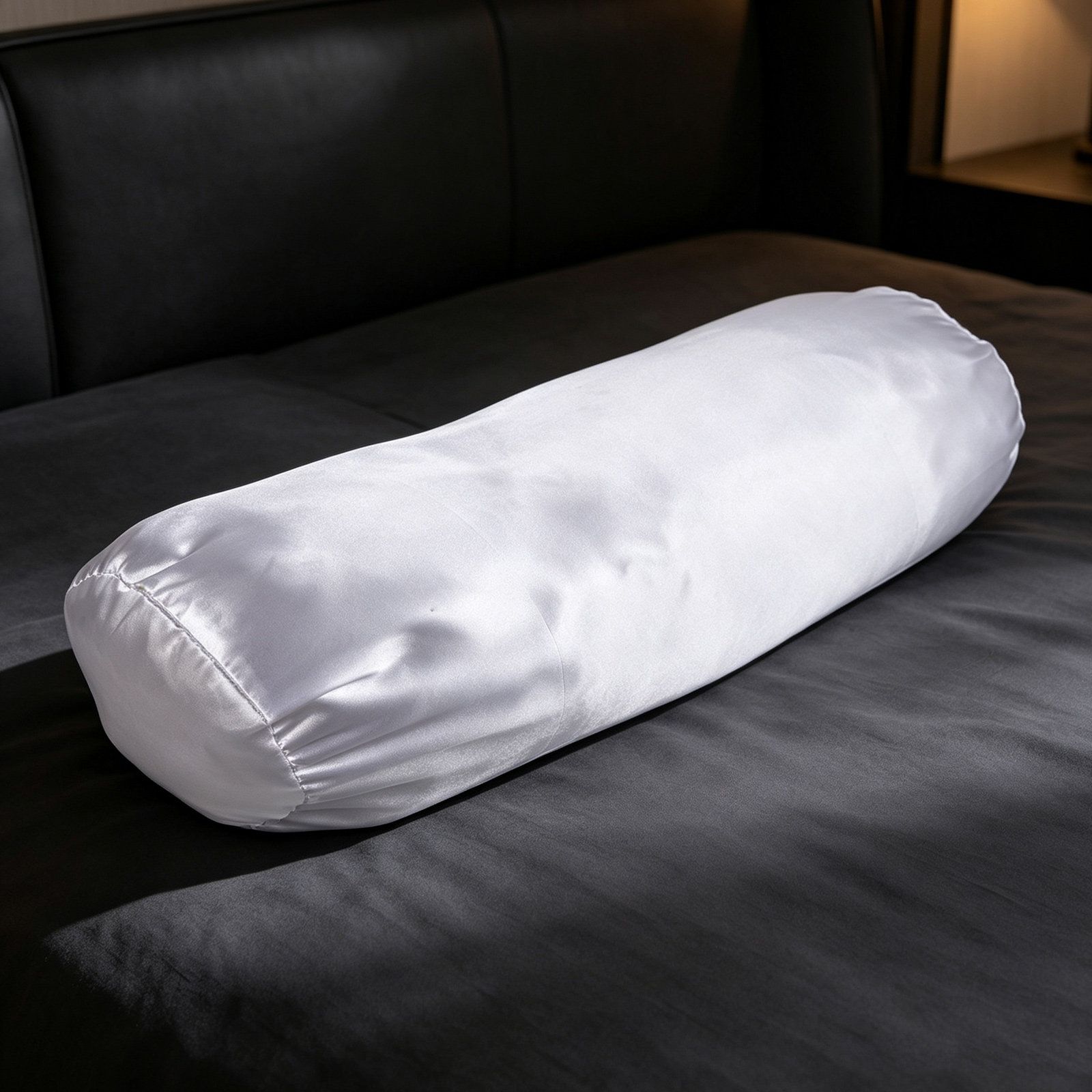Housse de coussin ronde en sat - Satin Silk Pillowcase Hair Skin avis et prix