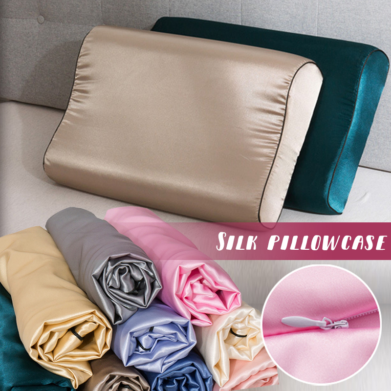 Taie d'oreiller en Latex satin - Satin Silk Pillowcase Hair Skin avis et prix