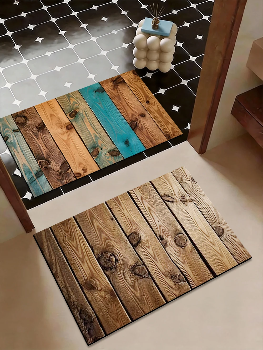 Tapis de bain en bois recyclé  - Quick Dry Diatomite Bath Mat avis et prix